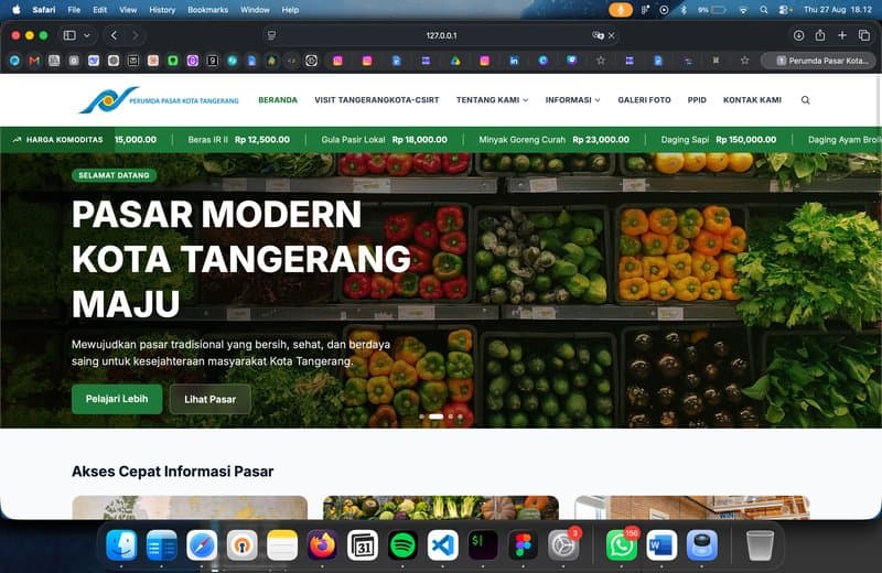 Perumda Pasar Kota Tangerang screenshot